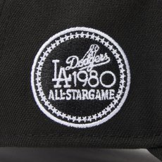 画像7: NEW ERA / 9FORTY A-Frame MLB Black & White モノトーン ロサンゼルス・ドジャース (7)