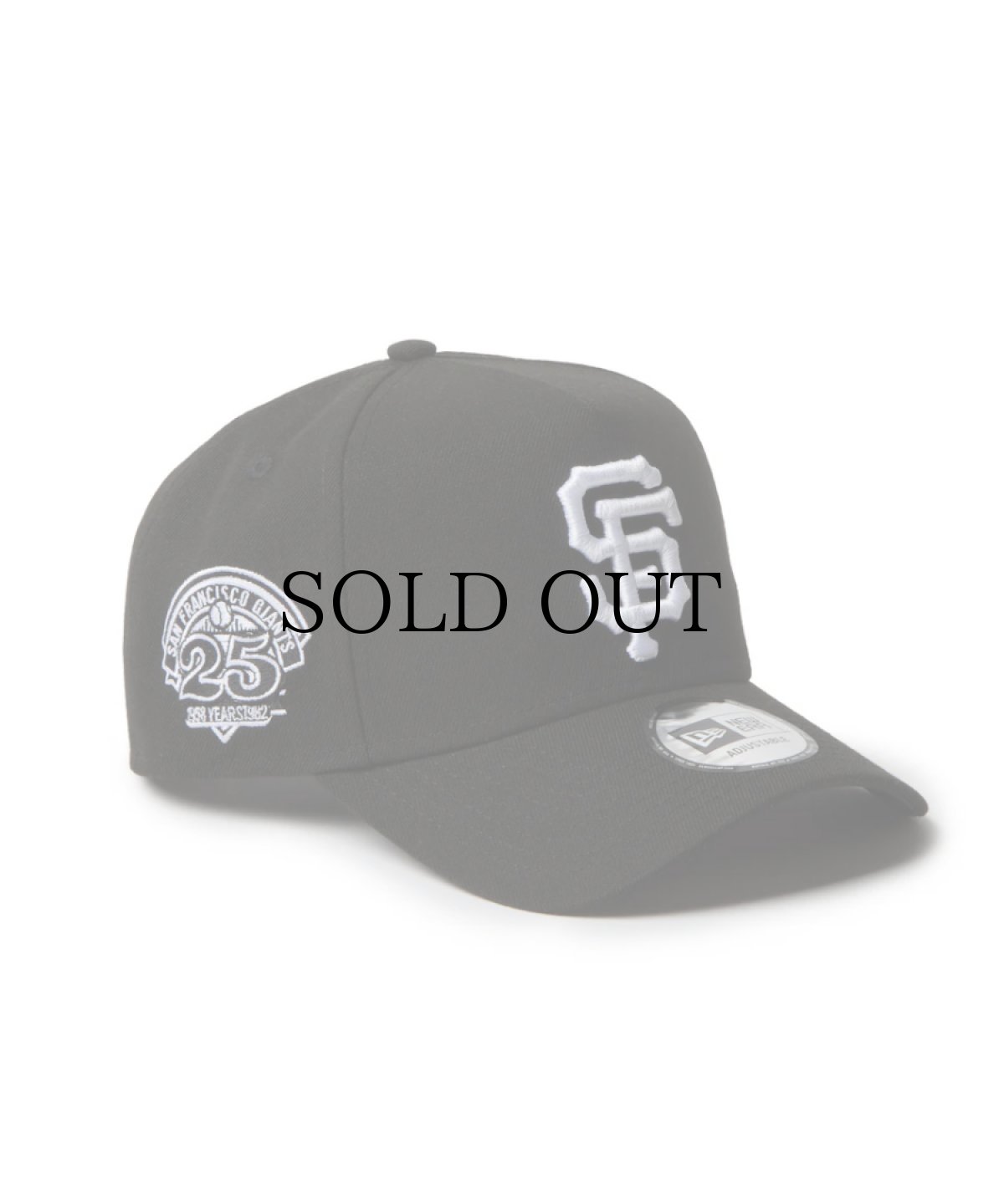 画像1: NEW ERA / 9FORTY A-Frame MLB Black & White モノトーン サンフランシスコ・ジャイアンツ (1)