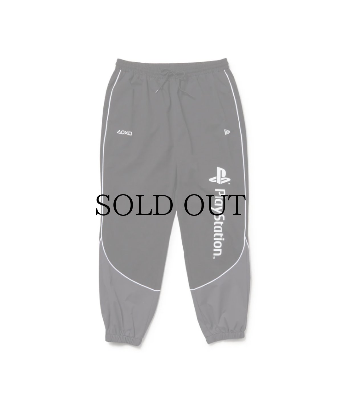 画像1: NEW ERA / オーバーサイズド パイピング トラックパンツ PlayStation プレイステーション (1)