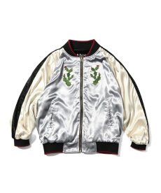 画像3: ALLY&DIA / PARADICE OF EDEN REVERSIBLE VELOUR SOUVENIR JACKET (3)