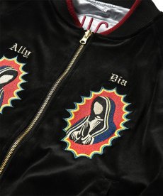画像8: ALLY&DIA / PARADICE OF EDEN REVERSIBLE VELOUR SOUVENIR JACKET (8)