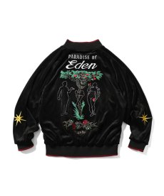 画像4: ALLY&DIA / PARADICE OF EDEN REVERSIBLE VELOUR SOUVENIR JACKET (4)