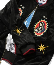 画像12: ALLY&DIA / PARADICE OF EDEN REVERSIBLE VELOUR SOUVENIR JACKET (12)