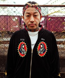 画像18: ALLY&DIA / PARADICE OF EDEN REVERSIBLE VELOUR SOUVENIR JACKET (18)