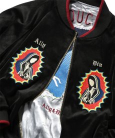 画像14: ALLY&DIA / PARADICE OF EDEN REVERSIBLE VELOUR SOUVENIR JACKET (14)