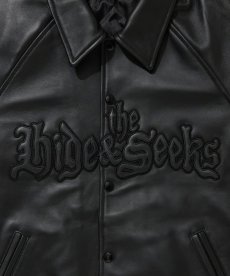 画像6: HIDEANDSEEK(ハイドアンドシーク) / "HideandSeek×Toru Nishiura" Leather Varsity Jacket (6)