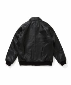 画像4: HIDEANDSEEK(ハイドアンドシーク) / "HideandSeek×Toru Nishiura" Leather Varsity Jacket (4)