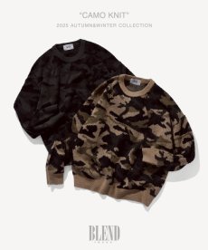 画像1: BLEND(ブレンド) / CAMO KNIT (1)