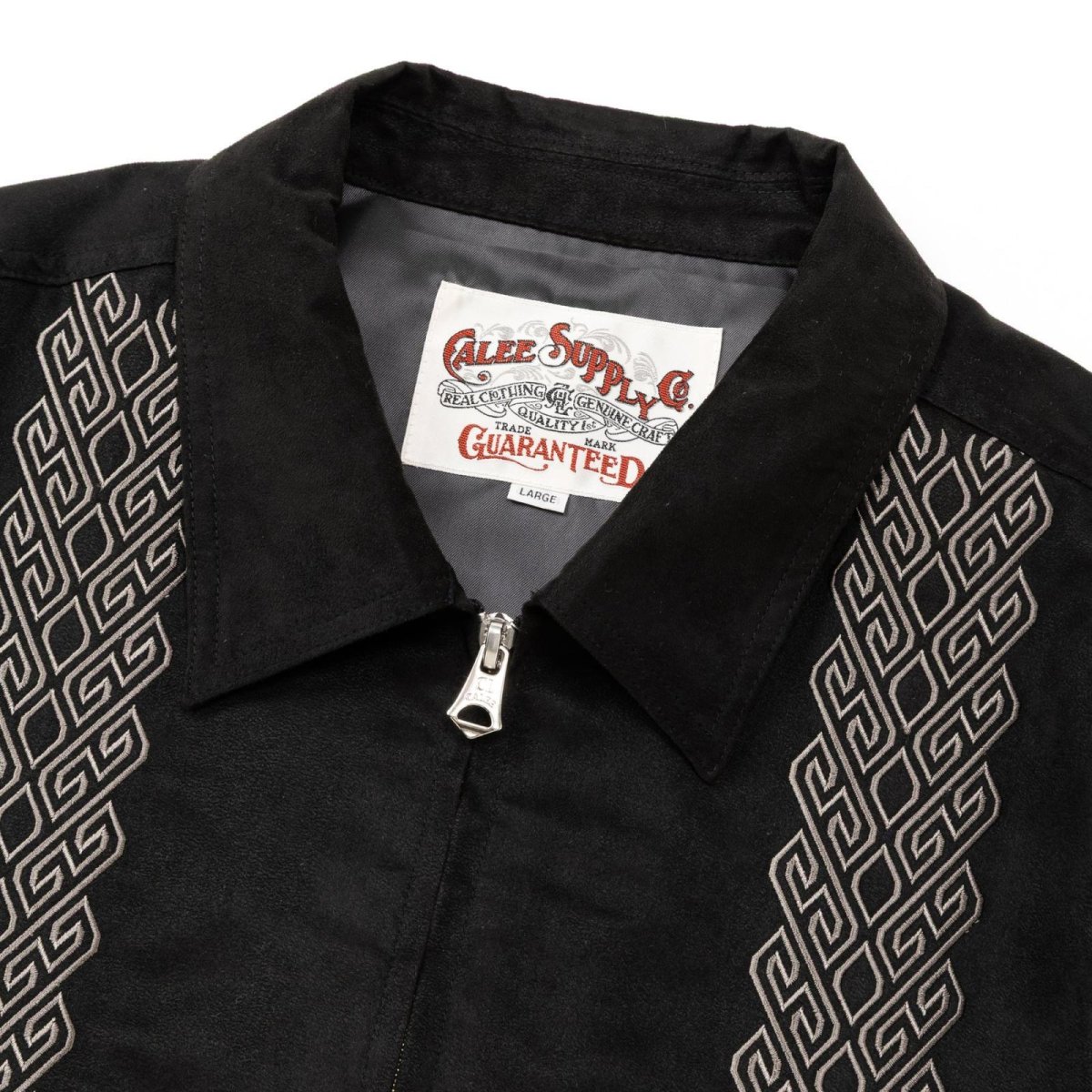 画像4: CALEE(キャリー) / FAUX SUEDE EMBROIDERY SWINGTOP (4)