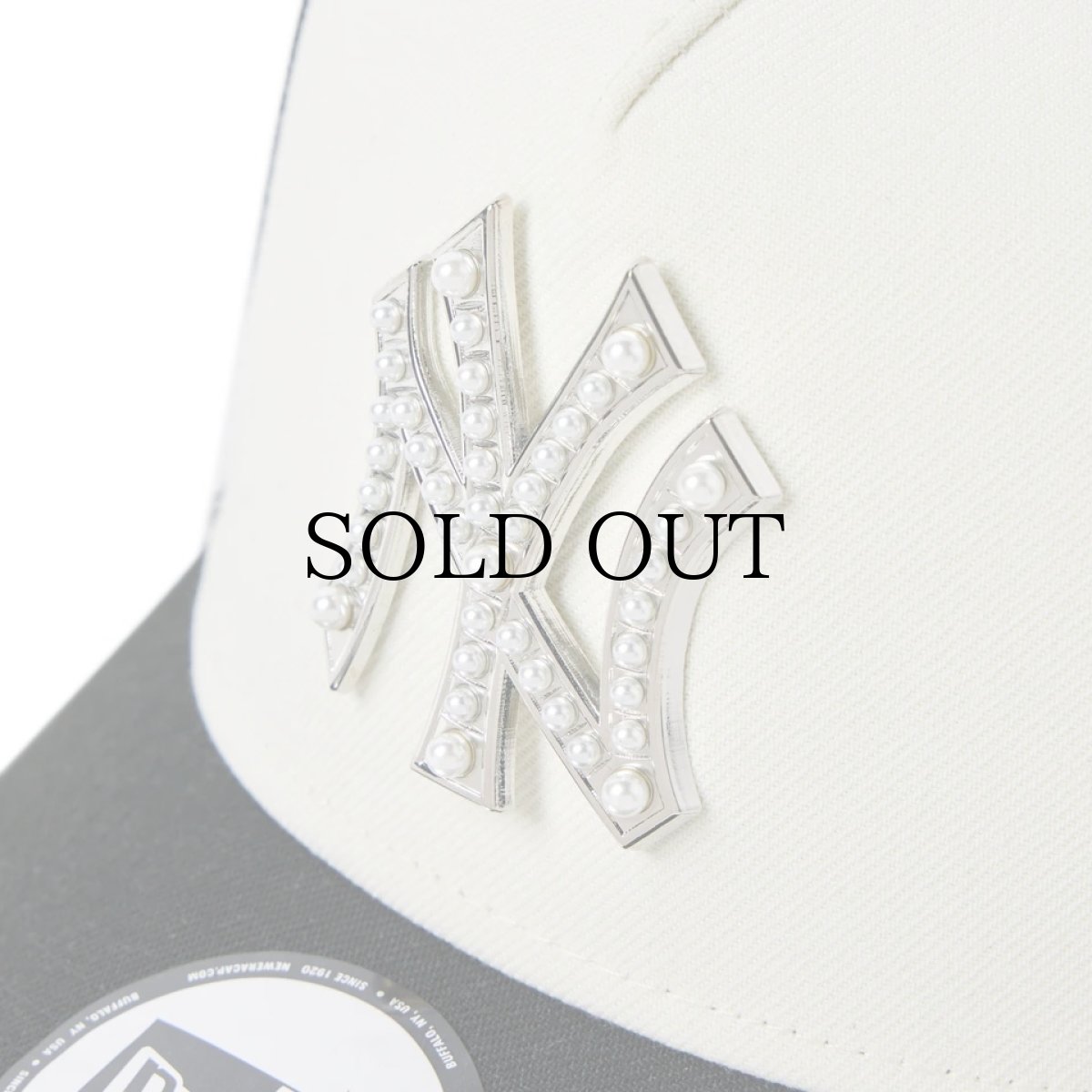 画像8: NEW ERA / 9FORTY A-Frame MLB パール バッジ Pearl Badge ニューヨーク・ヤンキース (8)