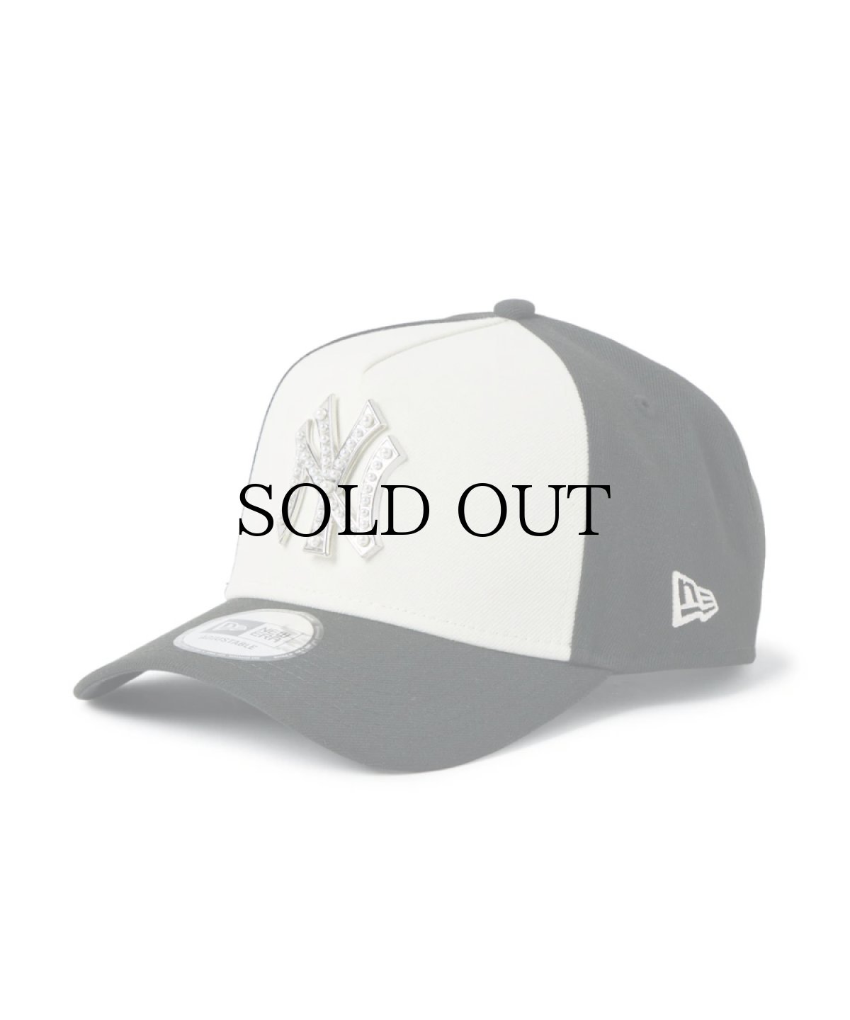 画像1: NEW ERA / 9FORTY A-Frame MLB パール バッジ Pearl Badge ニューヨーク・ヤンキース (1)