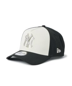 画像1: NEW ERA / 9FORTY A-Frame MLB パール バッジ Pearl Badge ニューヨーク・ヤンキース (1)