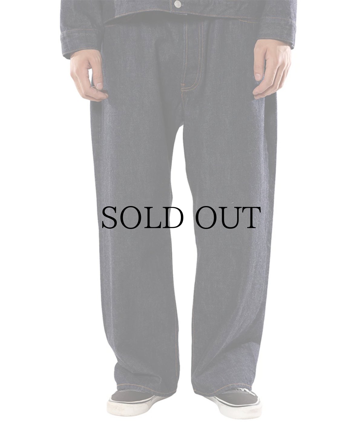 画像9: CALEE(キャリー) / VINTAGE REPRODUCT DENIM PANTS (9)