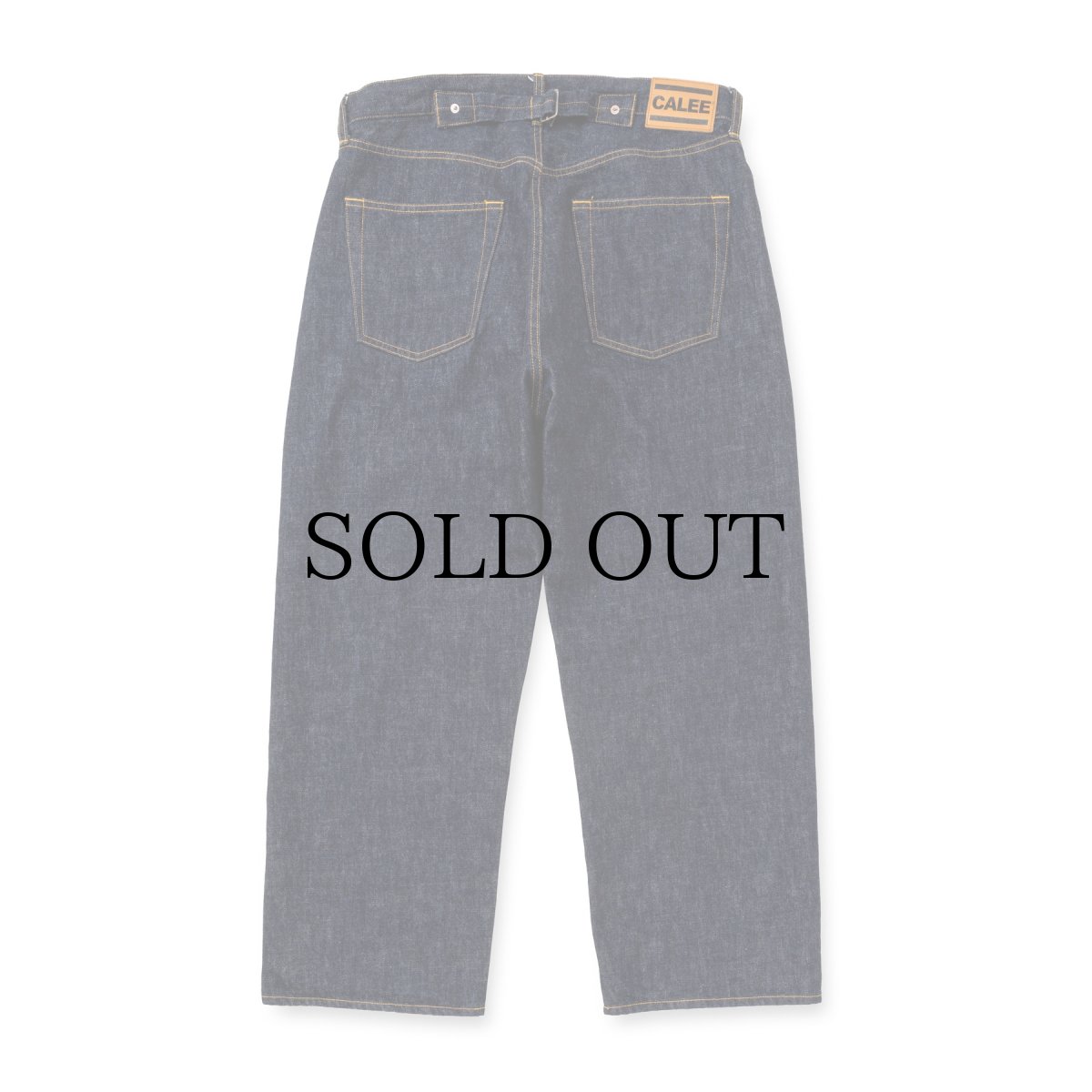 画像2: CALEE(キャリー) / VINTAGE REPRODUCT DENIM PANTS (2)