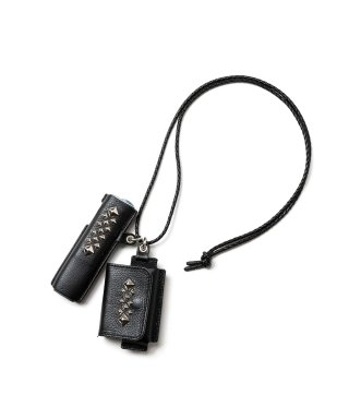 CALEE(キャリー) キーホルダー STUDS LEATHER KEY HOLDER CL-25AW003LE