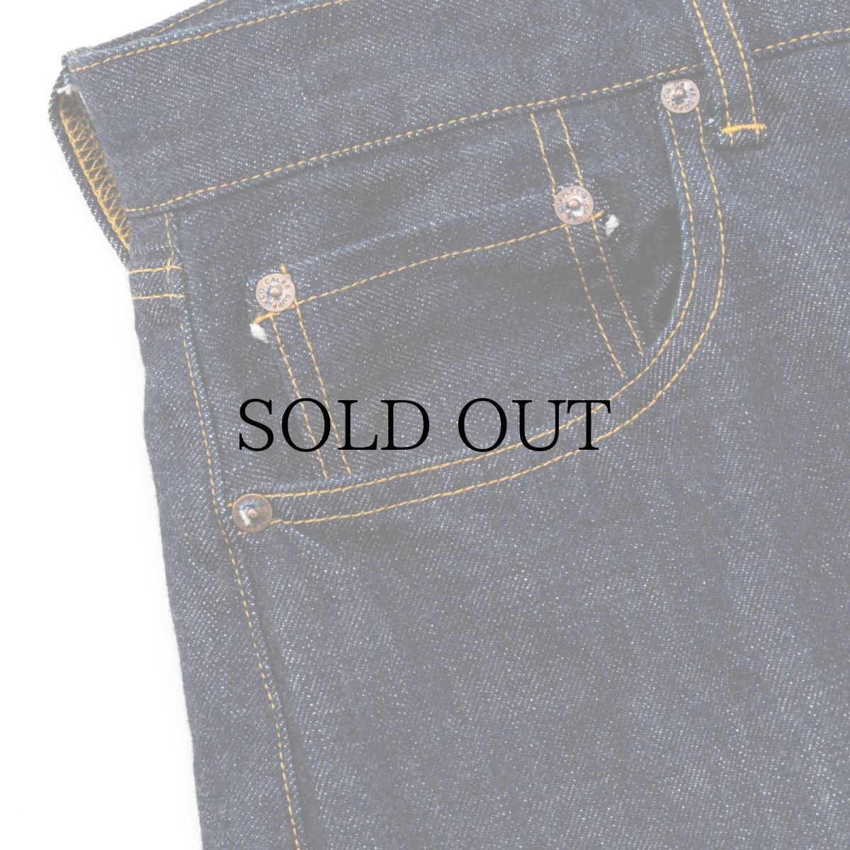 画像4: CALEE(キャリー) / VINTAGE REPRODUCT DENIM PANTS (4)