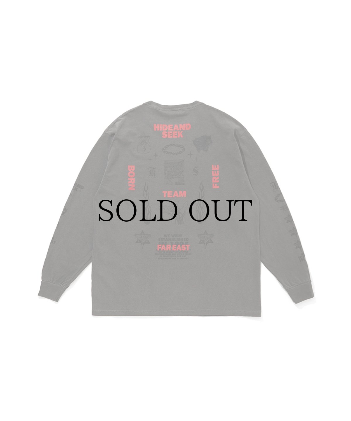 画像1: HIDEANDSEEK(ハイドアンドシーク) / TEAM FAR EAST L/S Tee (1)