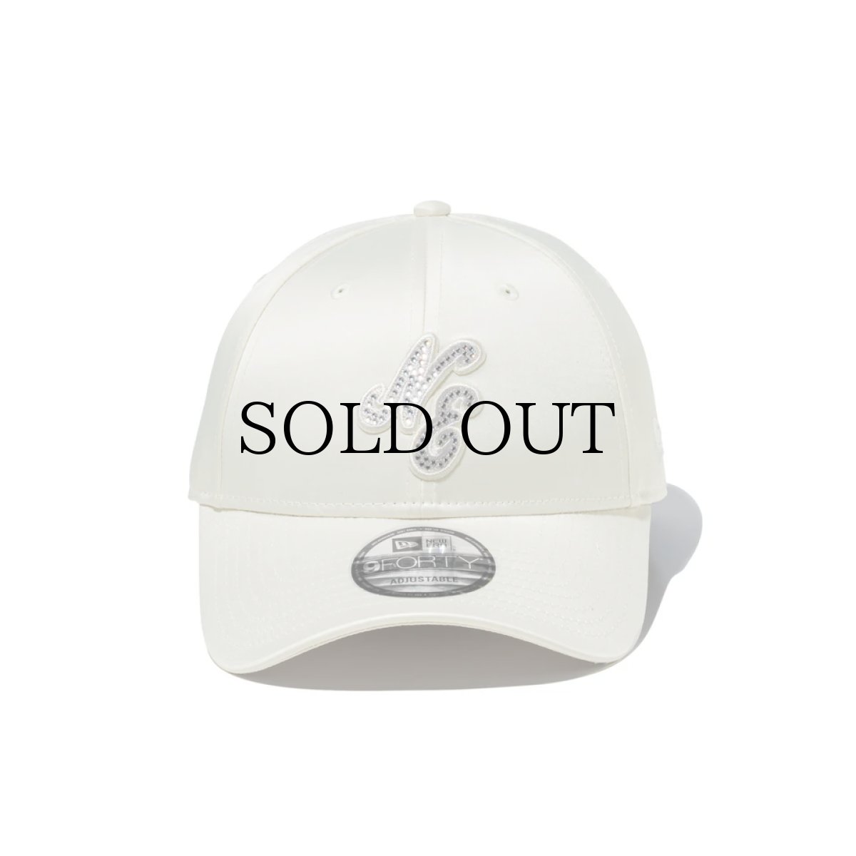画像2: NEW ERA / 9FORTY White Day Rhinestone ラインストーン クラシックロゴ (2)