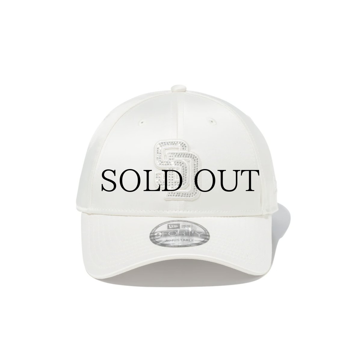 画像2: NEW ERA / 9FORTY White Day Rhinestone ラインストーン サンディエゴ・パドレス (2)