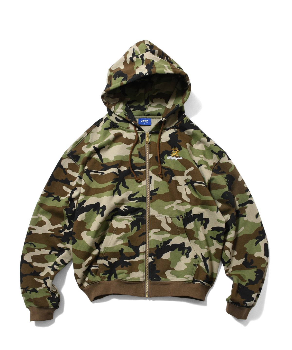 画像4: LFYT(ラファイエット) / GOLD L LOGO ZIP HOODIE (4)