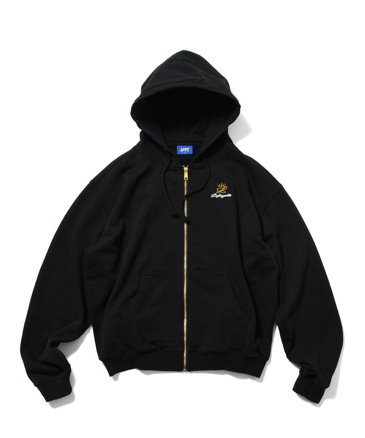 画像2: LFYT(ラファイエット) / GOLD L LOGO ZIP HOODIE (2)
