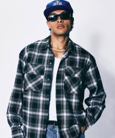 画像5: HIDEANDSEEK(ハイドアンドシーク) / Ombre Check L/S Shirt(26ss) (5)