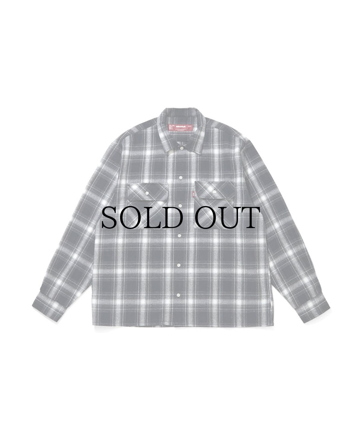 画像4: HIDEANDSEEK(ハイドアンドシーク) / Ombre Check L/S Shirt(26ss) (4)