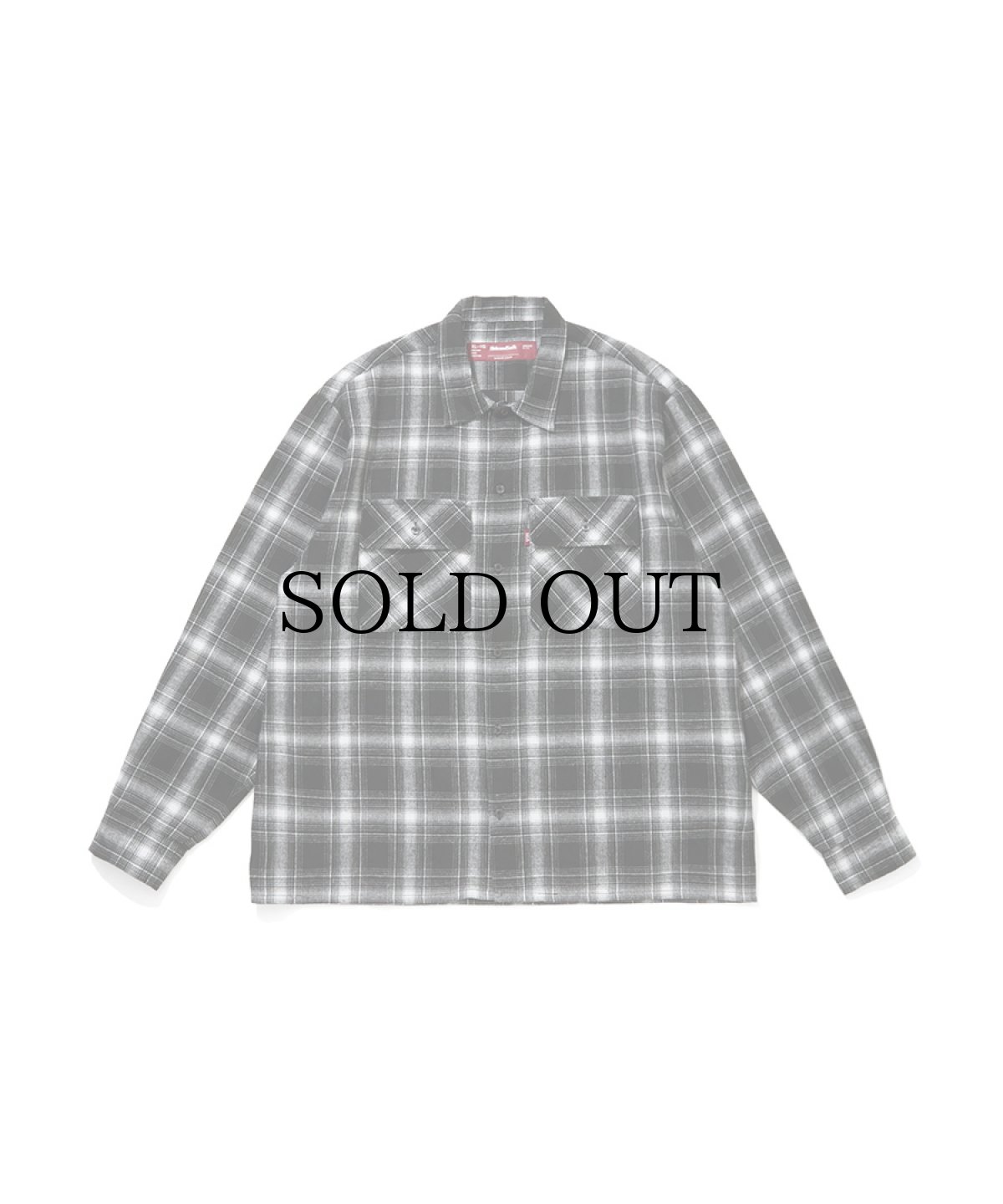 画像3: HIDEANDSEEK(ハイドアンドシーク) / Ombre Check L/S Shirt(26ss) (3)