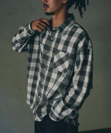 画像10: CALEE(キャリー) / VINTAGE TYPE BLOCK CHECK SH (10)