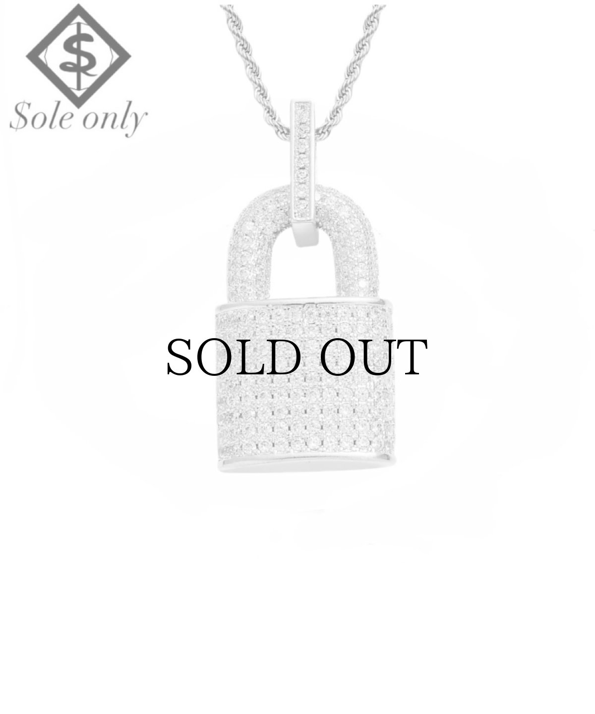 画像1: $ole only(ソールオンリー) / Padlock Pendant (1)