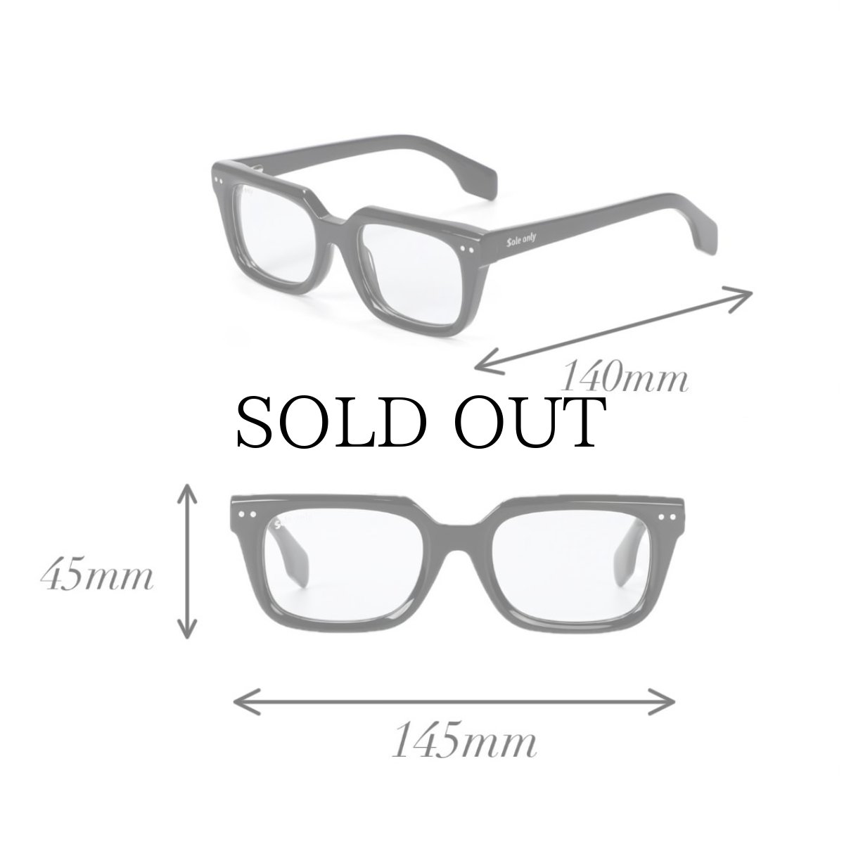 画像5: $ole only(ソールオンリー) / Urban Edge Square Sunglasses (5)