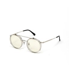 画像2: CALEE(キャリー) / FLIP UP TYPE CIRCLE METAL GLASSES ＜MIRROR LENS＞ (2)