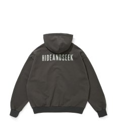 画像5: HIDEANDSEEK(ハイドアンドシーク) / Logo Zip Hooded Sweat Shirt(26ss) (5)