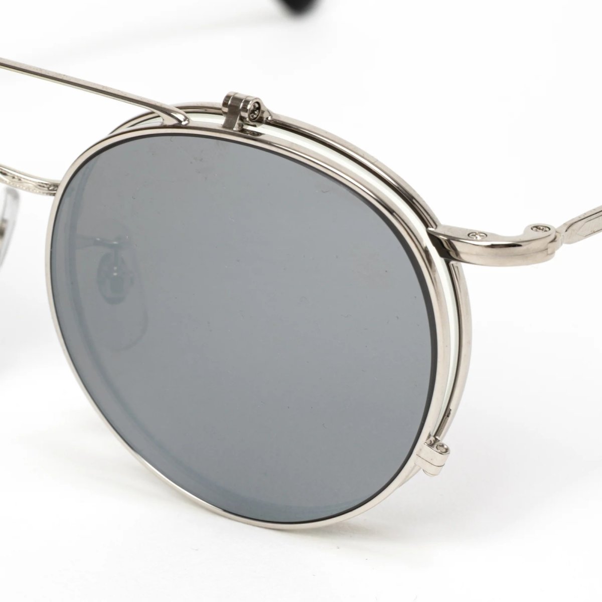 画像6: CALEE(キャリー) / FLIP UP TYPE CIRCLE METAL GLASSES ＜MIRROR LENS＞ (6)