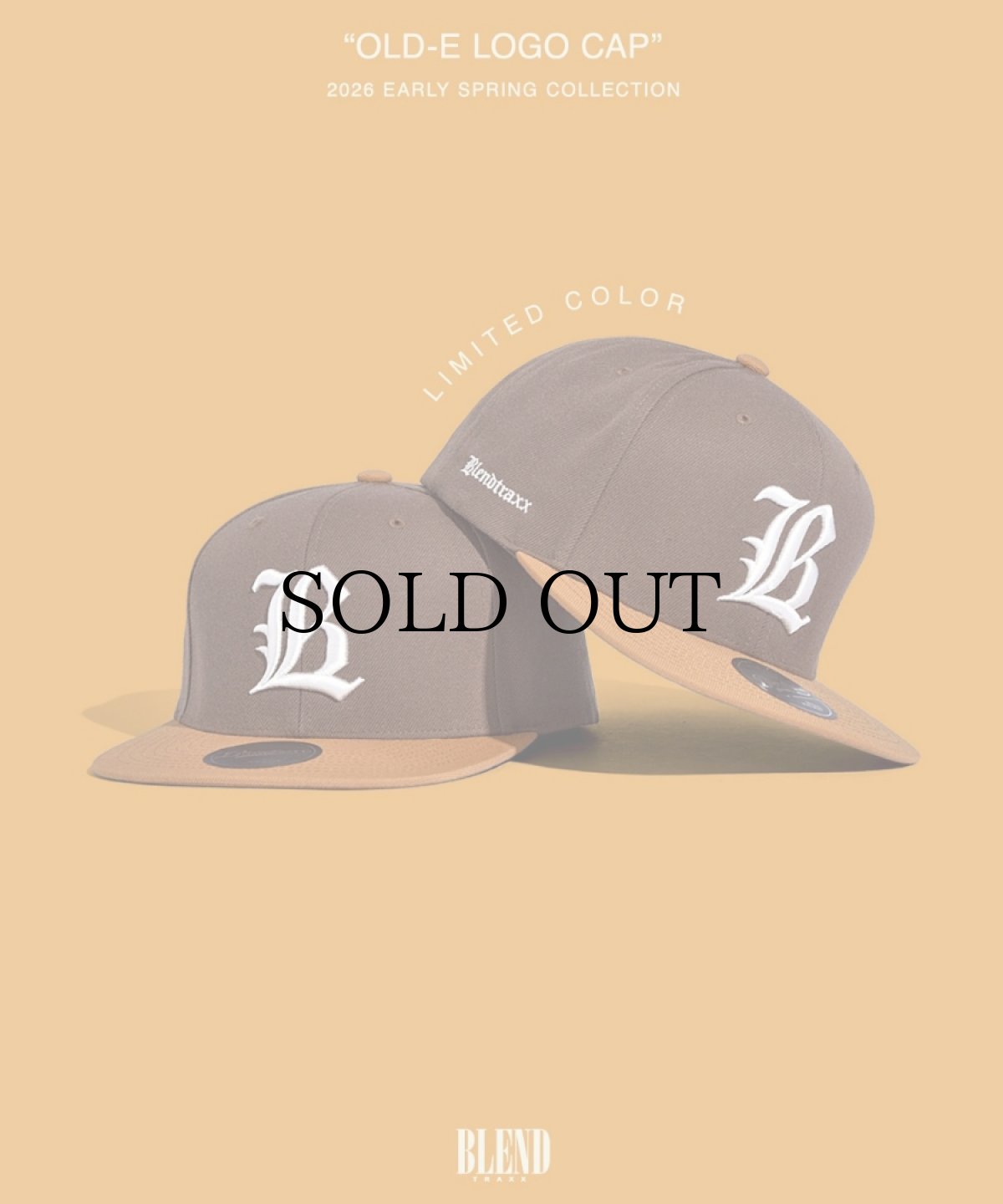 画像1: BLEND(ブレンド) / 【LIMITED】 OLD-E LOGO CAP (1)