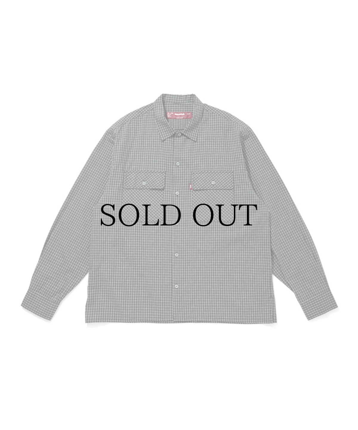 画像1: HIDEANDSEEK(ハイドアンドシーク) / Check L/S Shirt(26ss) (1)