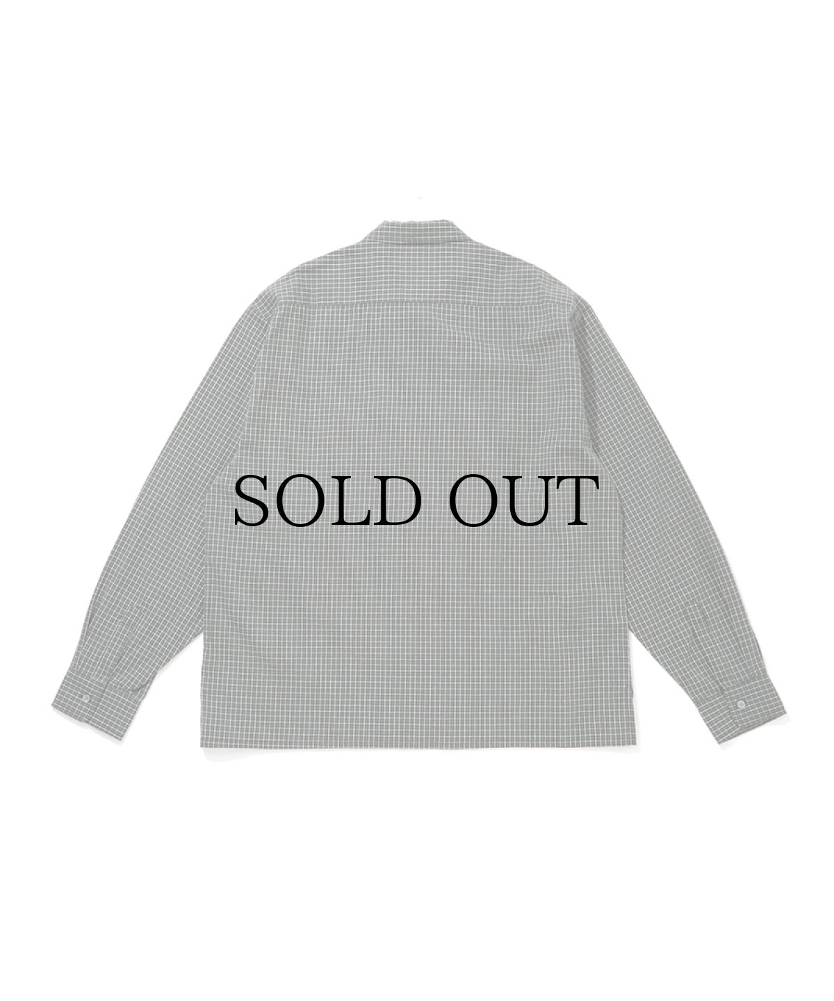 画像3: HIDEANDSEEK(ハイドアンドシーク) / Check L/S Shirt(26ss) (3)