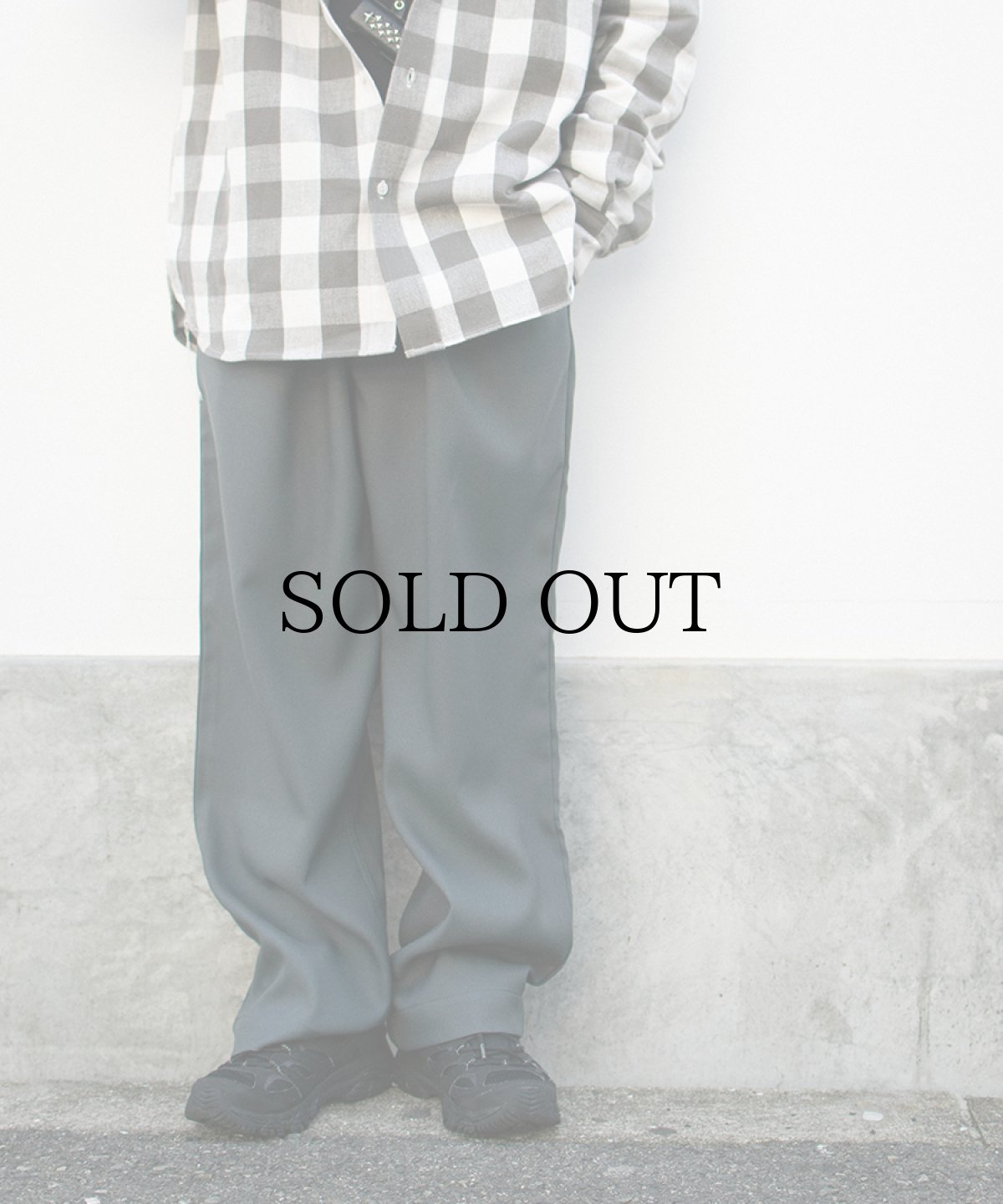 画像9: CALEE(キャリー) / ST-P TUCK SLACKS (9)