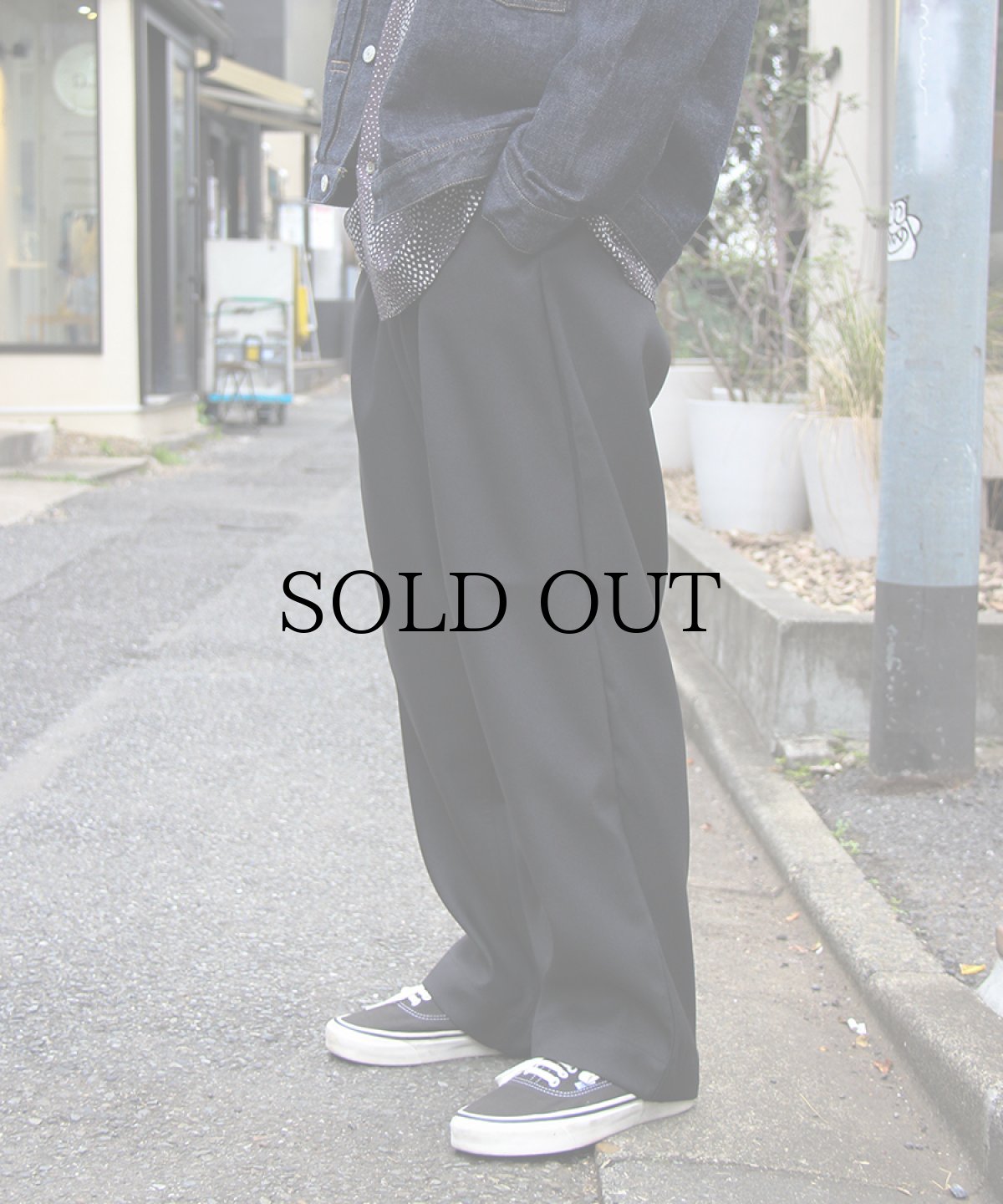 画像10: CALEE(キャリー) / ST-P TUCK SLACKS (10)