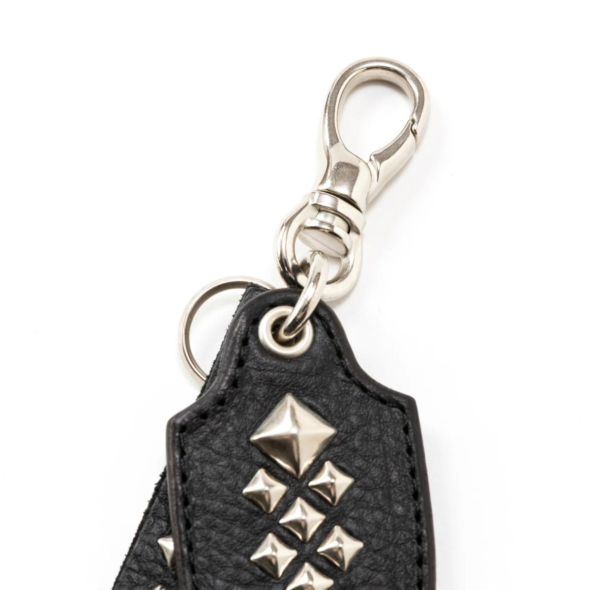 画像2: CALEE(キャリー) / STUDS LEATHER LONG KEY RING (2)