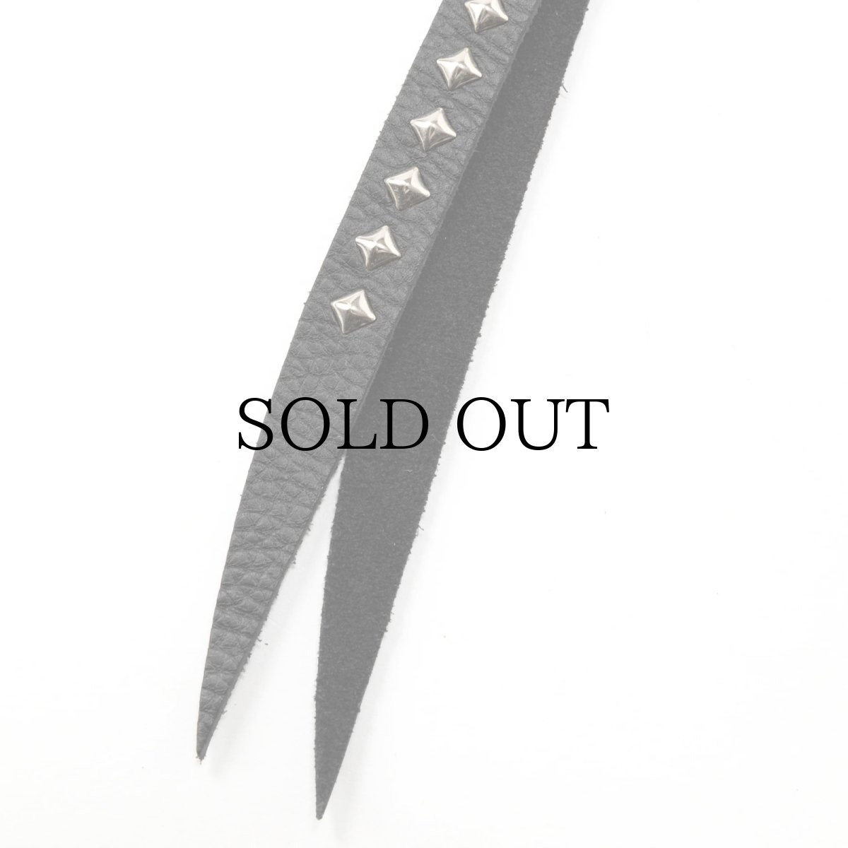 画像3: CALEE(キャリー) / STUDS LEATHER LONG KEY RING (3)