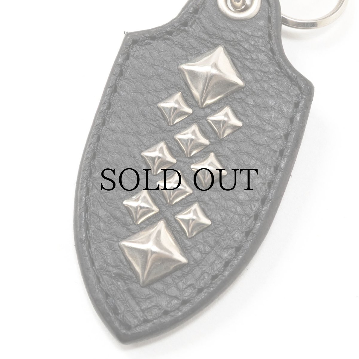 画像3: CALEE(キャリー) / STUDS LEATHER KEY RING ＜TYPE A＞ (3)