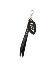 画像1: CALEE(キャリー) / STUDS LEATHERS SHORT KEY RING (1)