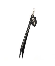 画像1: CALEE(キャリー) / STUDS LEATHER LONG KEY RING (1)