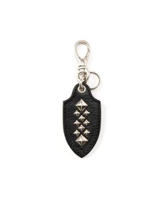 画像1: CALEE(キャリー) / STUDS LEATHER KEY RING ＜TYPE A＞ (1)