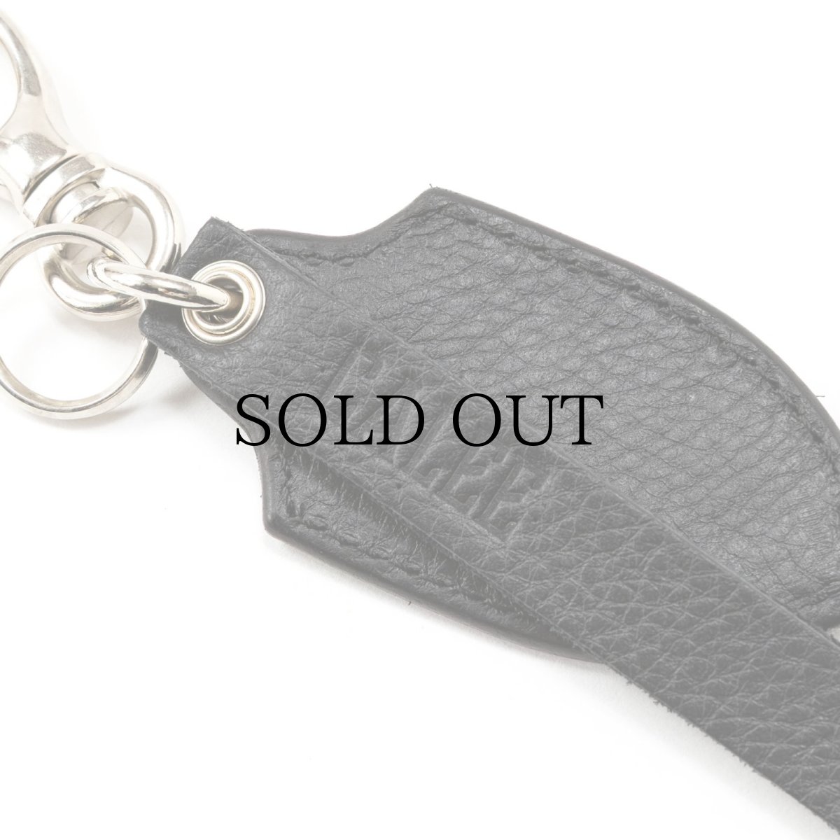 画像4: CALEE(キャリー) / STUDS LEATHERS SHORT KEY RING (4)