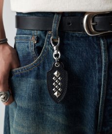 画像5: CALEE(キャリー) / STUDS LEATHER KEY RING ＜TYPE A＞ (5)