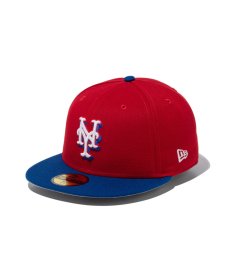 画像1: NEW ERA / 59FIFTY National Flag ニューヨーク・メッツ (1)