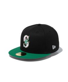 画像1: NEW ERA / 59FIFTY National Flag シアトル・マリナーズ (1)