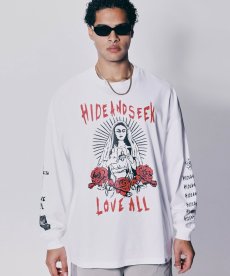 画像8: HIDEANDSEEK(ハイドアンドシーク) / LOVE ALL L/S Tee (8)